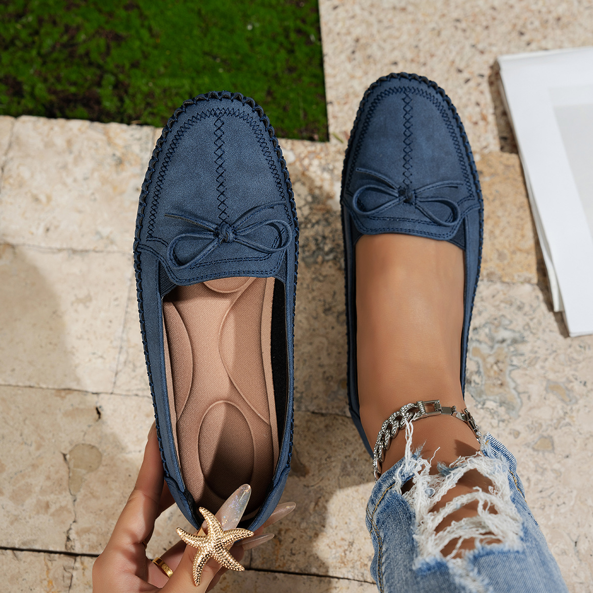 🔥Best-1 Seller 2026🔥 Orthopedic leather shoes, Lightweight, Anti-Slip, Breathable for Women-Comfort & Reliable
