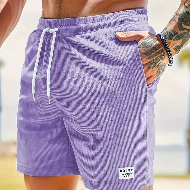 Men's corduroy shorts-Comfort & Reliable