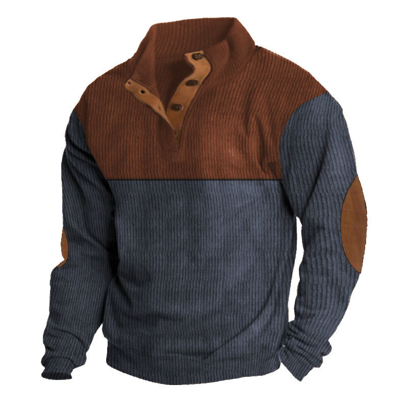 Premium Cashmere Men’s Sweatshirt — Timeless Style-Comfort & Reliable