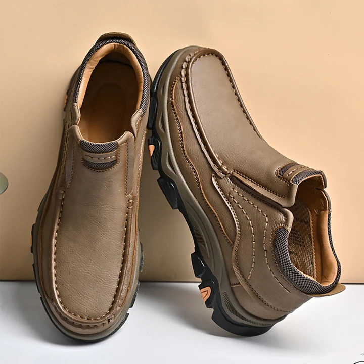 ⏰70% OFF Only today - 2025 Hot selling men's casual thick-soled non-slip orthopedic leather boots-Comfort & Reliable