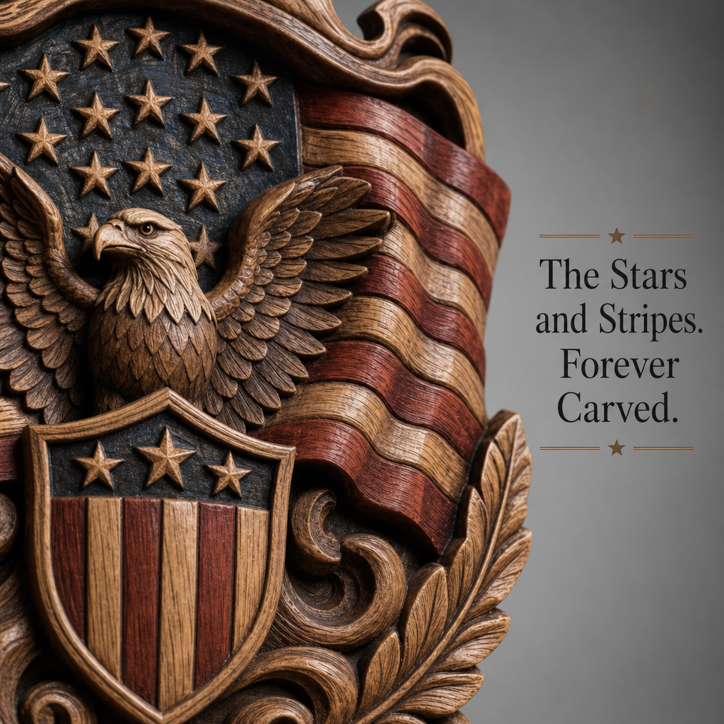 Hand Carved American Legacy For Your Home