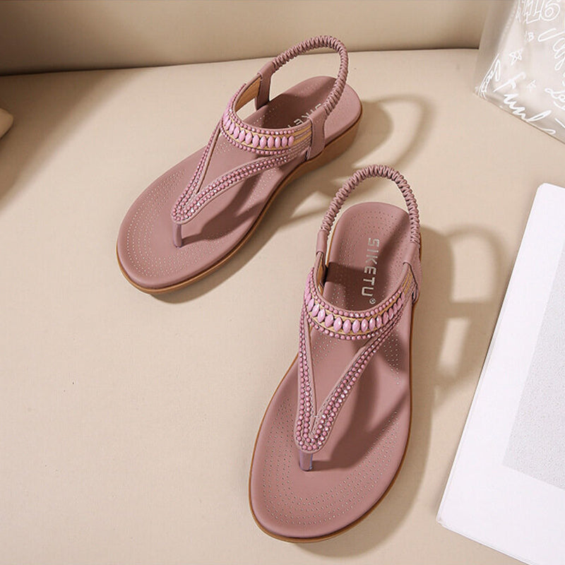 Women's Comfy Arch Support Flat Sandals - SIKETU-Comfort & Reliable