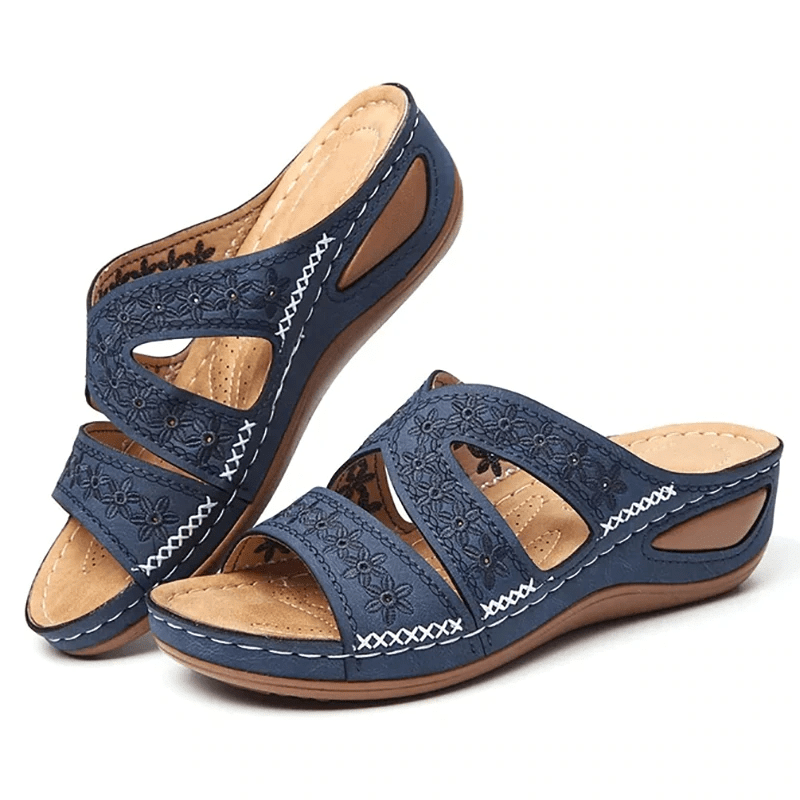 🔥Last Day Special Sale-Premium Orthopedic Thick Platform Slipper Sand-Comfort & Reliable
