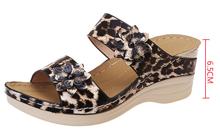 New Animal Print Women's Sandals-Comfort & Reliable