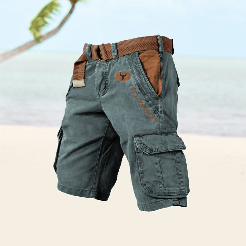 Men's multi-pocket shorts-Comfort & Reliable