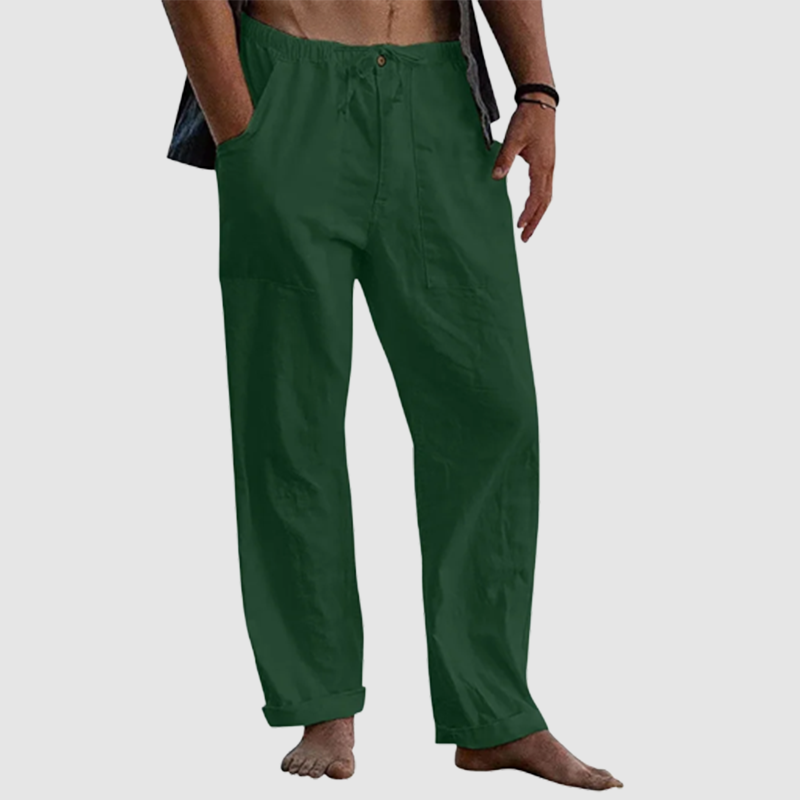Men's linen beach casual loose-fitting pants-Comfort & Reliable