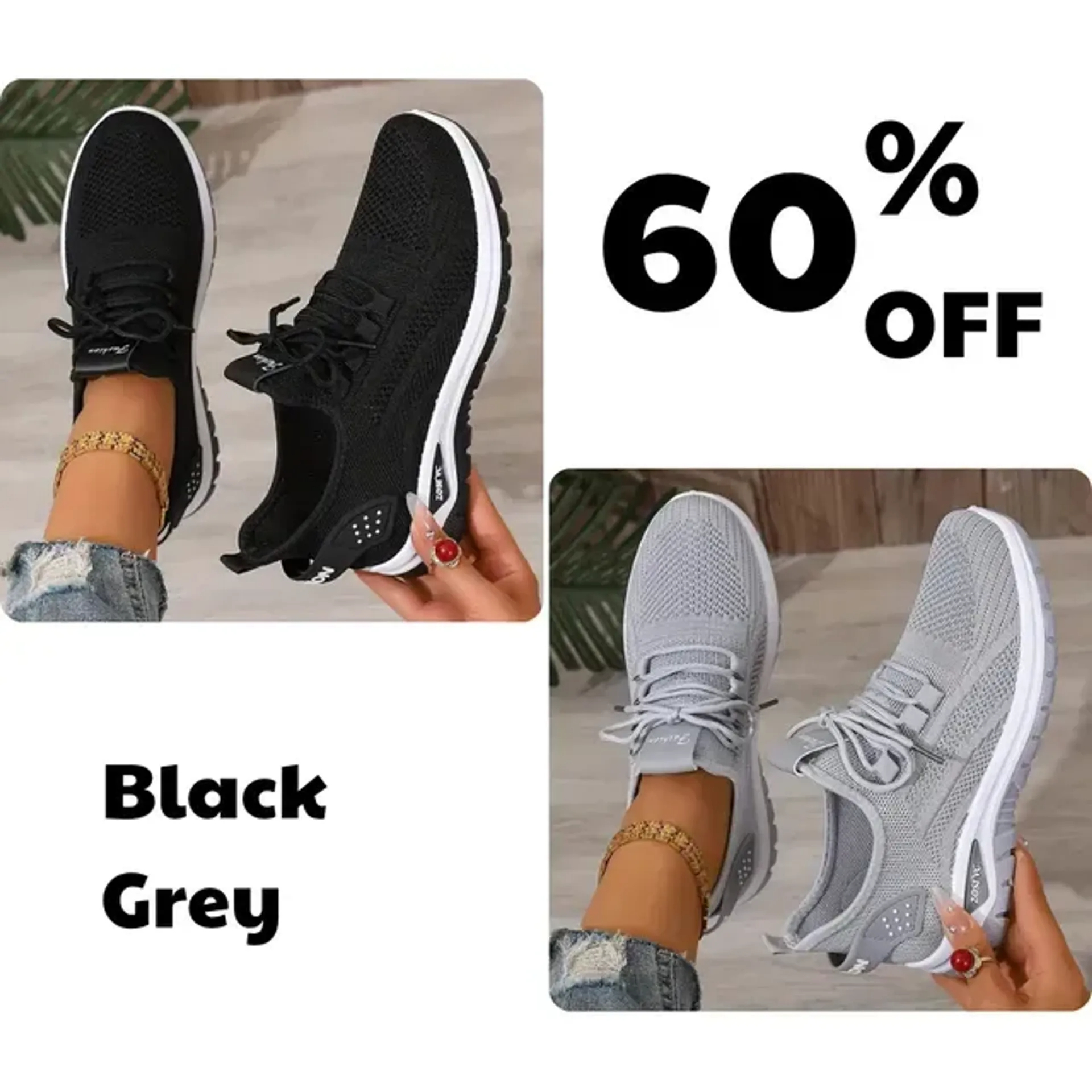 Women's Lightweight Casual Sneakers, Ultra Soft Sole-Comfort & Reliable