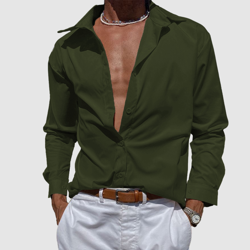 Men's exquisite long -sleeved shirt-Comfort & Reliable