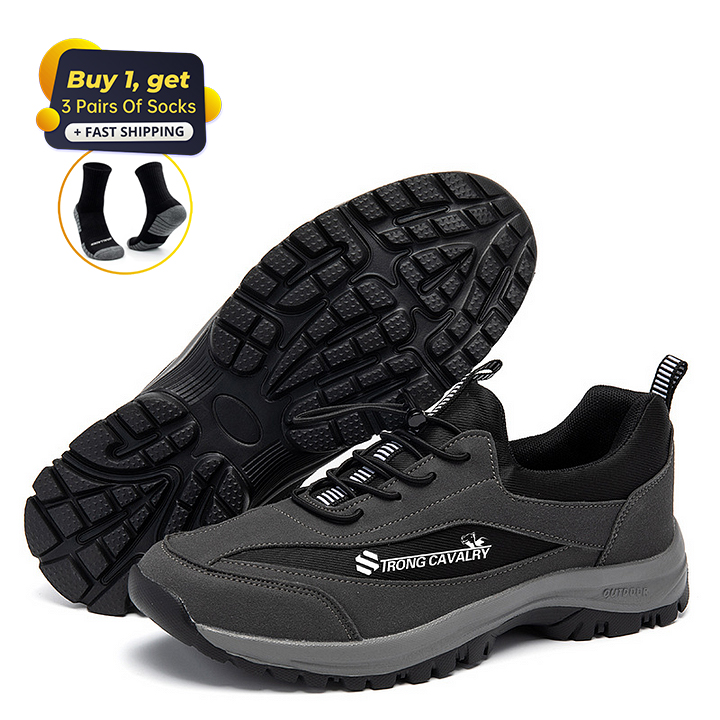 (👨‍⚕️Medical Certification®️) Men's Comfortable Orthopedic Shoes Waterproof Hiking Shoes Sneakers [Effect: Relieves Foot Pain]-Comfort & Reliable