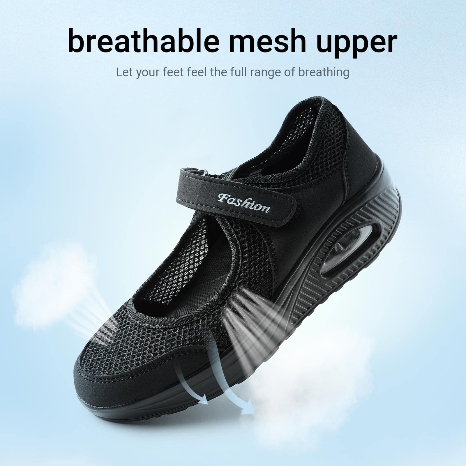 🔥2024 Hot Sale🔥Comfortable Velcro Shoes Non-Slip Work Shoes Lightweight-Comfort & Reliable