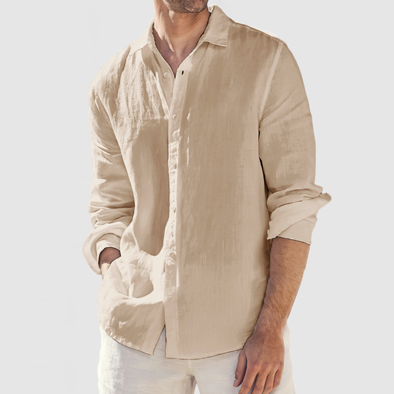 Men's Beach Casual Cotton Shirt-Comfort & Reliable