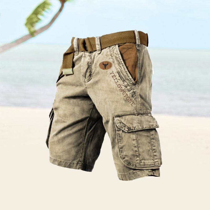 Men's multi-pocket shorts-Comfort & Reliable