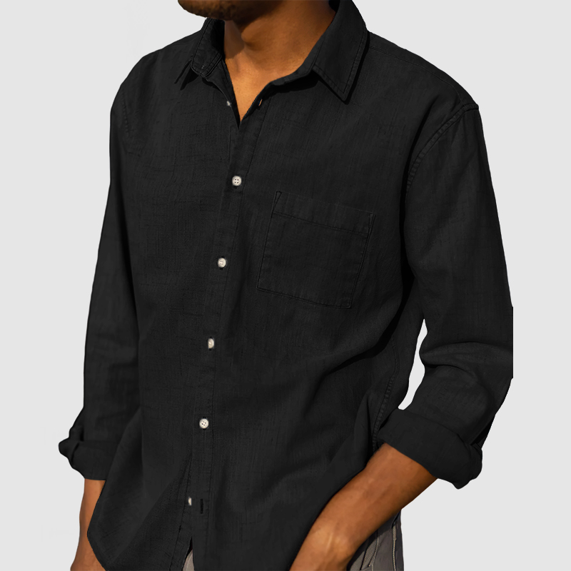 Men's Daily High Quality Cotton Linen Shirt-Comfort & Reliable