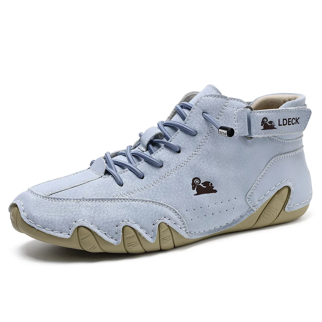 ⏰Promotion - 60% OFF🔥Barefoot Shoes Italian - Suede Velcro High Boots-Comfort & Reliable