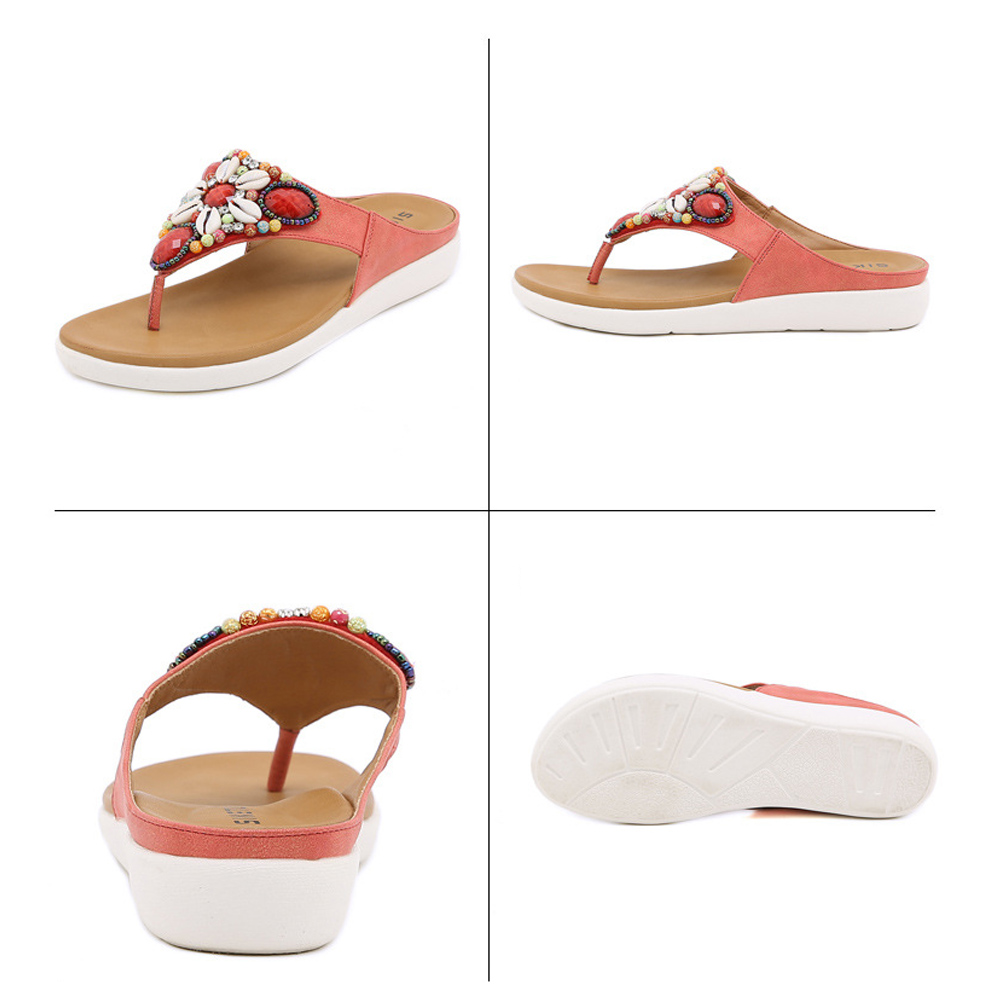 Women's Retro Non-slip Open Toe Flip Flops - SIKETU-Comfort & Reliable