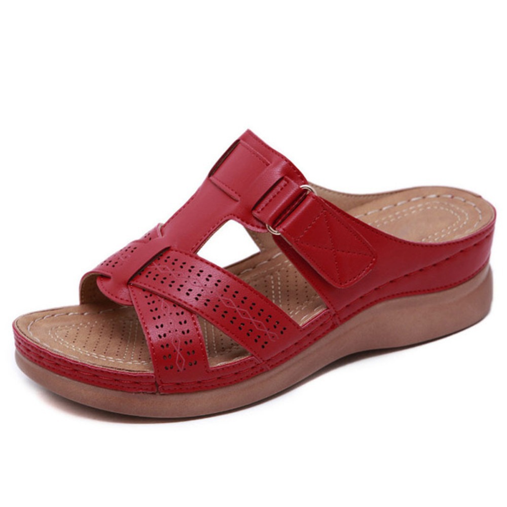 LAST DAY 49% OFF WOMEN PREMIUM LEATHER ORTHOPEDIC SANDALS-Comfort & Reliable
