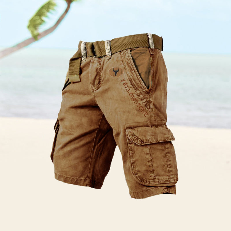 Men's multi-pocket shorts-Comfort & Reliable