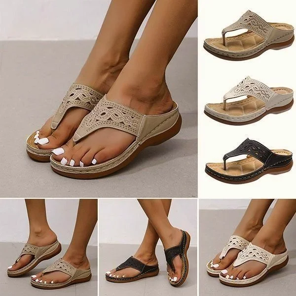 2025 Soft Bottom Massage Orthopedic Flip-Flops [Last day 75%OFF]-Comfort & Reliable