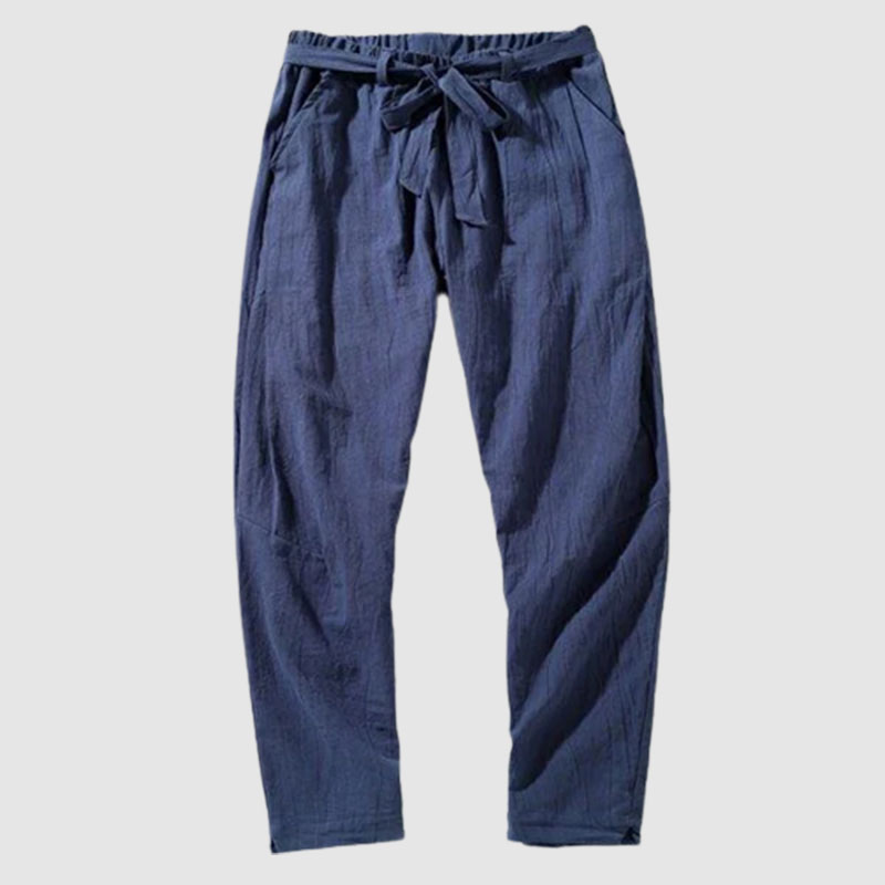 Men's casual linen beam pants-Comfort & Reliable
