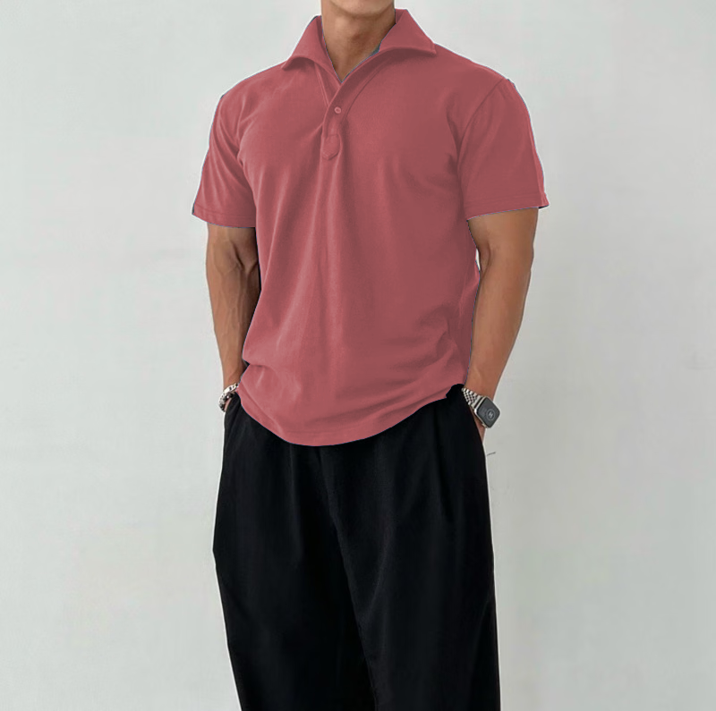 Gentlemans business Short Sleeve Fitness T Shirt-Comfort & Reliable