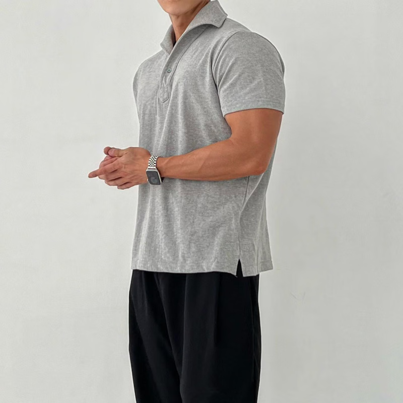 Gentlemans business Short Sleeve Fitness T Shirt-Comfort & Reliable