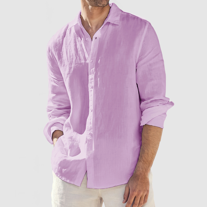 Men's Beach Casual Cotton Shirt-Comfort & Reliable