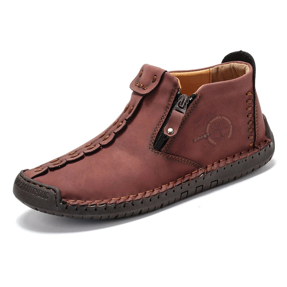 🚶‍♀👢50% OFF !!!⏱️Clearance!!✨Women's Casual Fashion Non-slip Leather Medieval Slip-on Boots-Comfort & Reliable