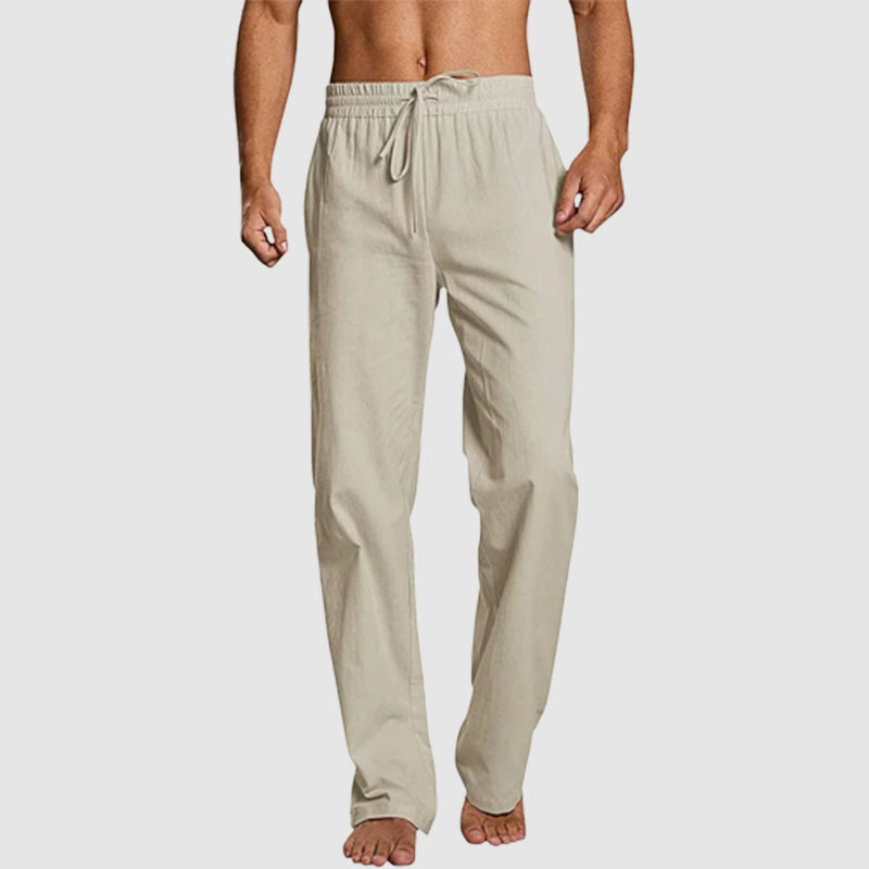 Summer Breathable Cotton Linen Hemp Loose Relaxed Sports Pants-Comfort & Reliable