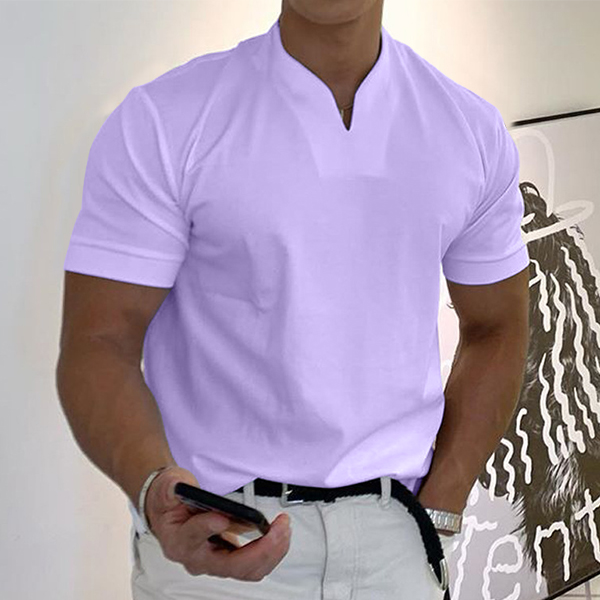 Gentlemans business Short Sleeve Fitness T-shirt-Comfort & Reliable