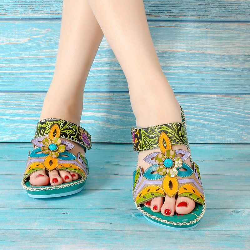 Bohemian fashion non-slip orthopedic sandals-Comfort & Reliable