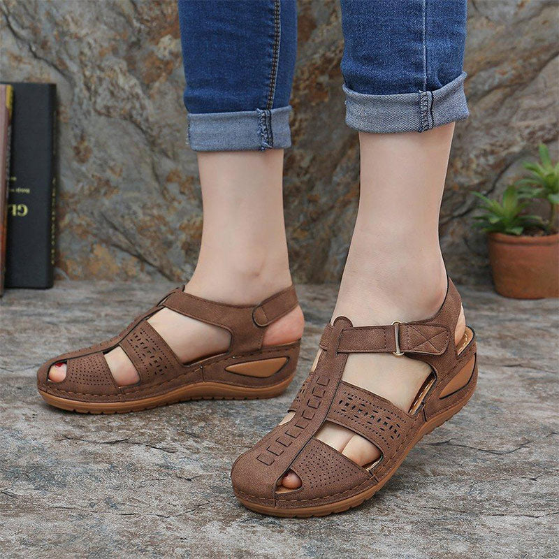 Women's Sandals Round Toe Wedge Sandals-Comfort & Reliable