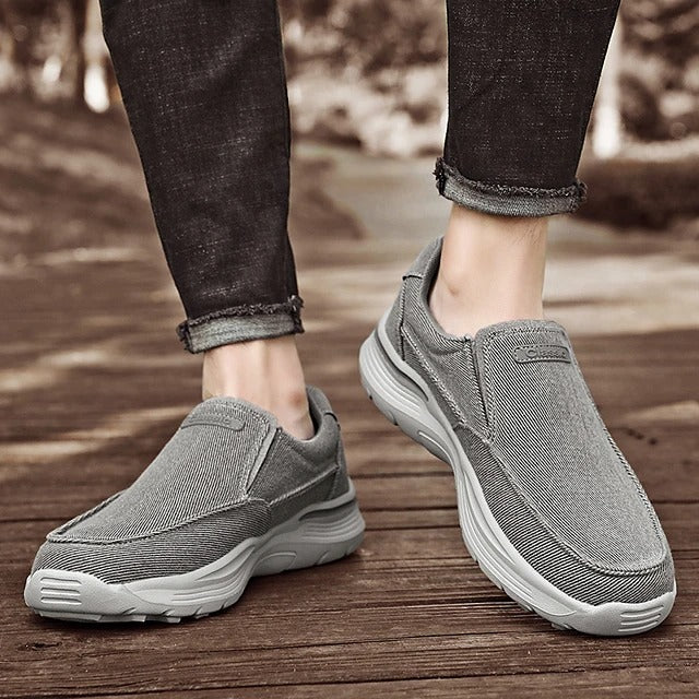 Men's Daily Canvas Wear Proof Orthopedic Walking Shoes🔥BUY 2 FOR FREE SHIPPING-Comfort & Reliable
