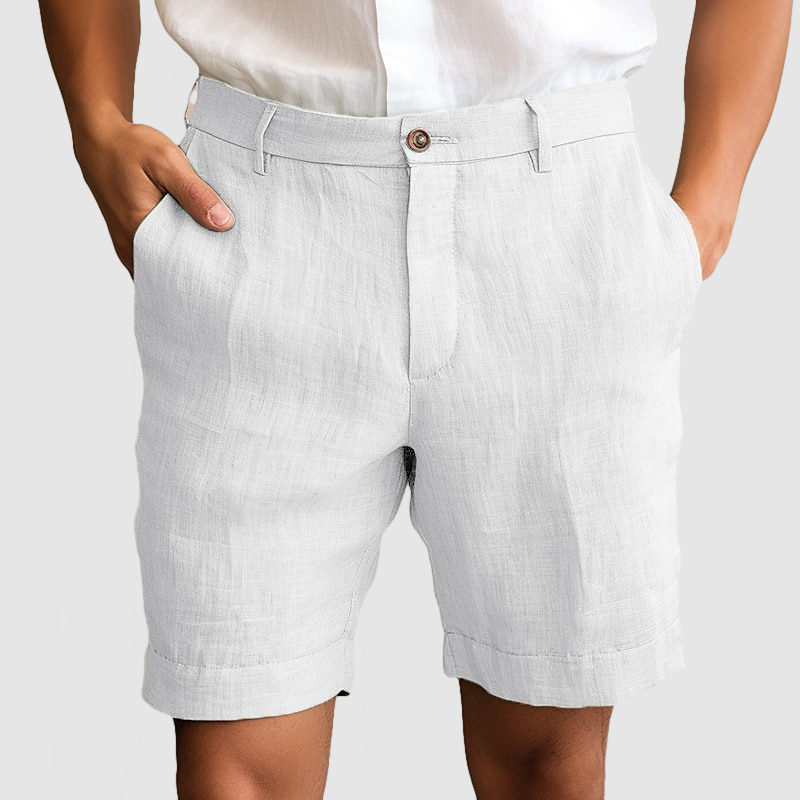 Gentleman's Casual Cotton Linen Shorts-Comfort & Reliable