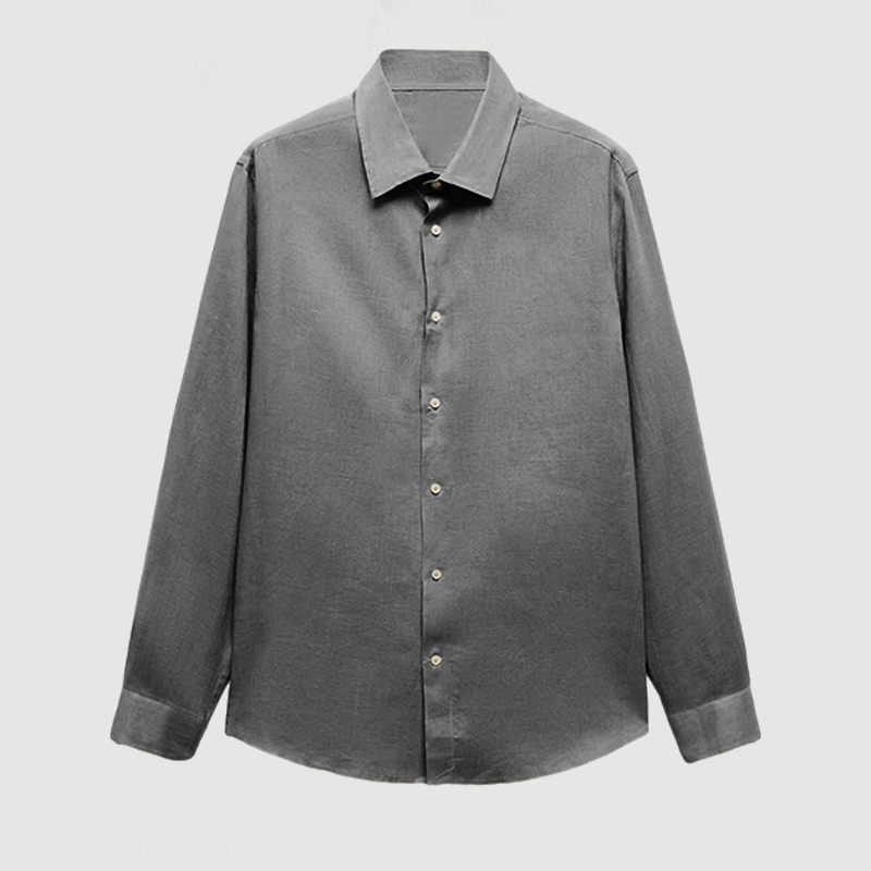 Gentleman's Casual Luxury Touch Cotton Linen Shirt-Comfort & Reliable