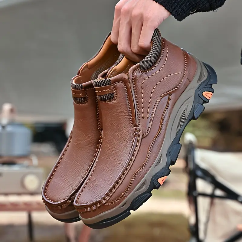 ⏰70% OFF Only today - 2025 Hot selling men's casual thick-soled non-slip orthopedic leather boots-Comfort & Reliable