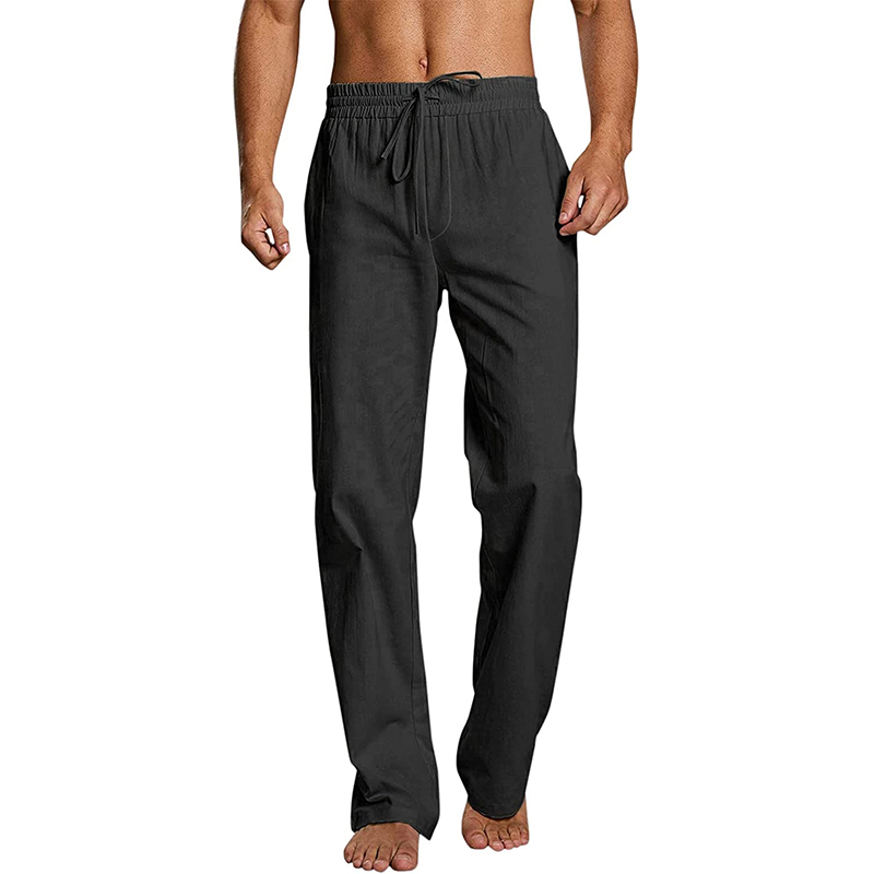 Summer Breathable Cotton Linen Hemp Loose Relaxed Sports Pants-Comfort & Reliable