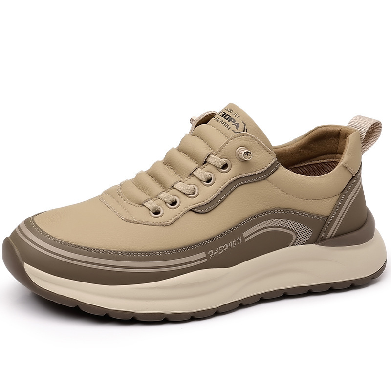 🔥LAST DAY - 50% OFF🛒Men's Comfortable Lightweight Leather Slip-On Orthopaedic Shoes-Comfort & Reliable