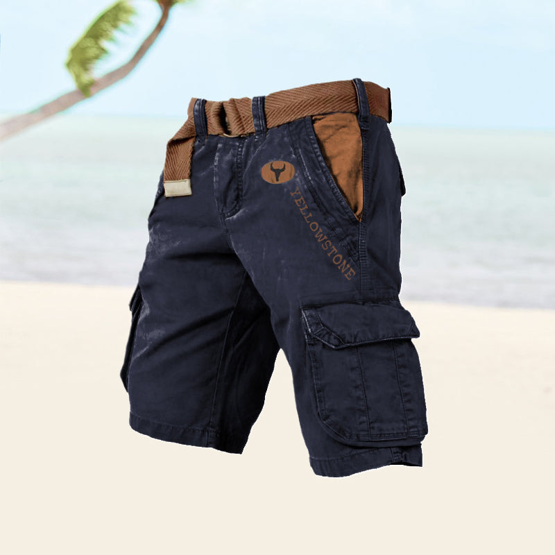 Men's multi-pocket shorts-Comfort & Reliable
