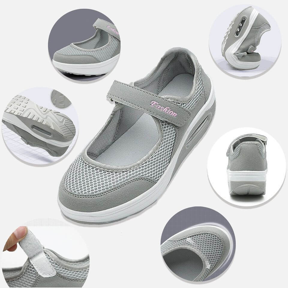 Fashionable Mesh Breathable Lightweight Women's Casual Sports Shoes-Comfort & Reliable