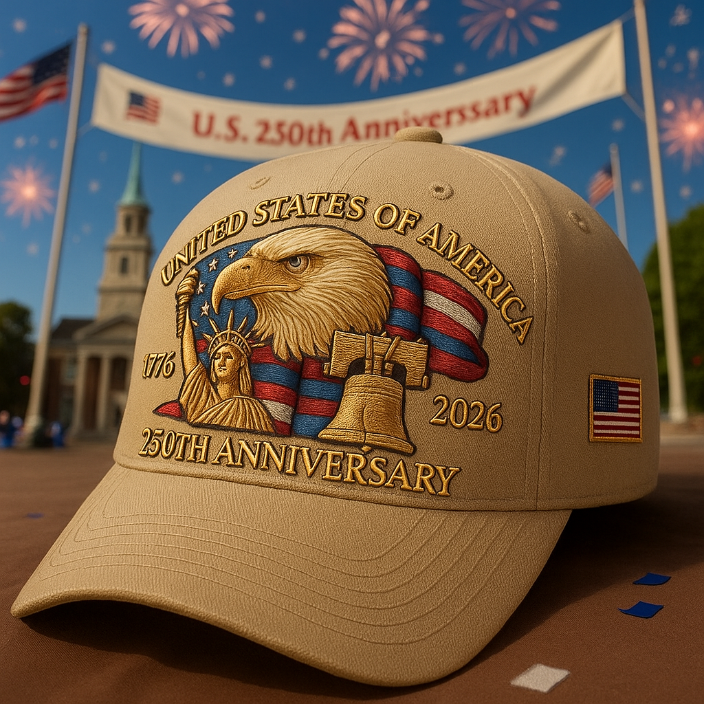 Eagle & Liberty – United States 250th Anniversary Hat-Comfort & Reliable