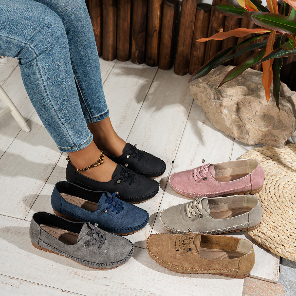 🔥Last Day Promotion 50% OFF - Women's Comfortable Soft Hand-Stitched Genuine Leather Loafers-Comfort & Reliable