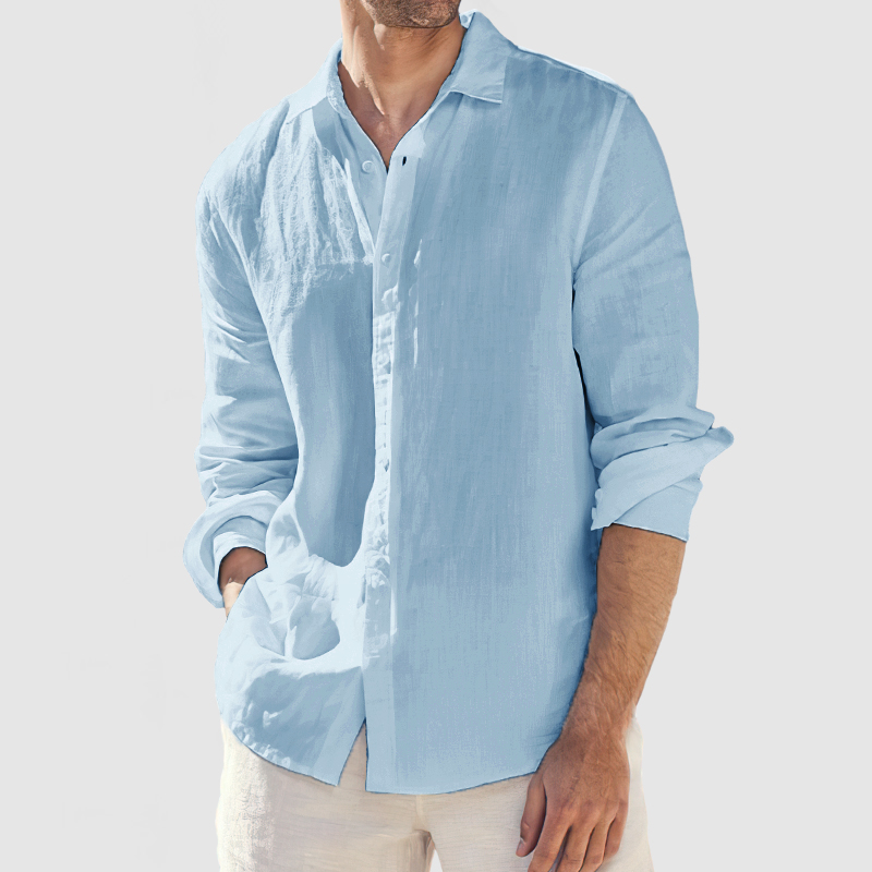 Men's Beach Casual Cotton Shirt-Comfort & Reliable