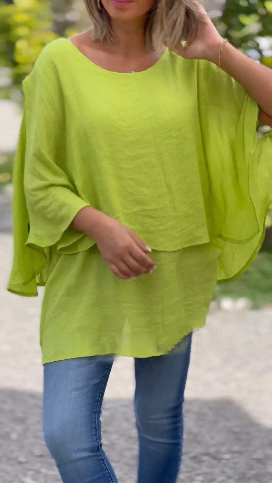 Chiffon Irregular Top-Comfort & Reliable