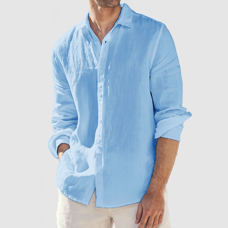 Men's Beach Casual Cotton Shirt-Comfort & Reliable