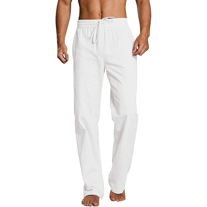 Summer Breathable Cotton Linen Hemp Loose Relaxed Sports Pants-Comfort & Reliable