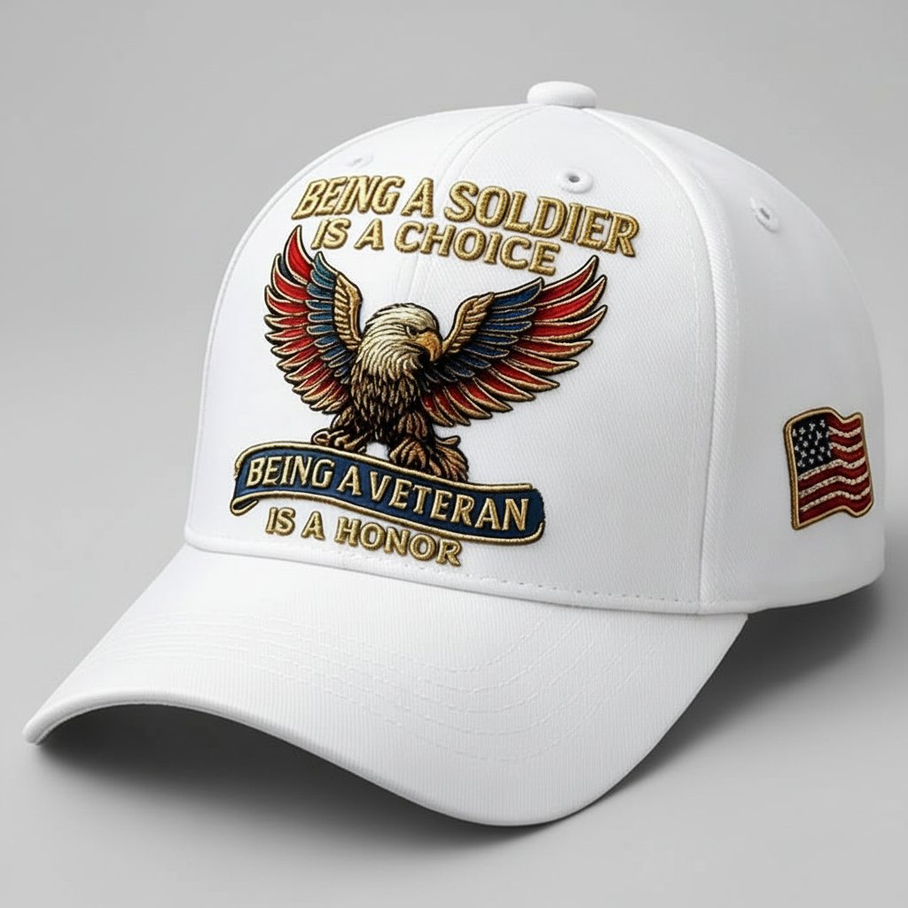 🦅“Being a Soldier⚔️Being a Veteran” Commemorative Cap🧢-Comfort & Reliable