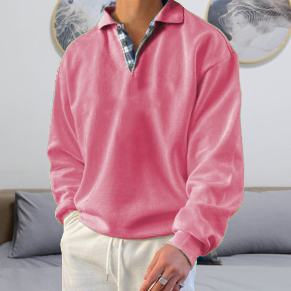 Gentleman Ocean Casual Cashmere Basic Sweater-Comfort & Reliable
