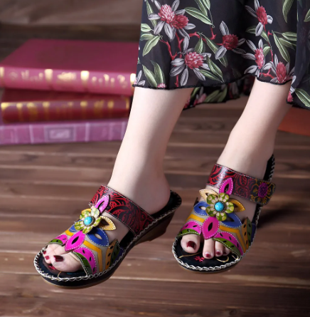 Bohemian fashion non-slip orthopedic sandals-Comfort & Reliable