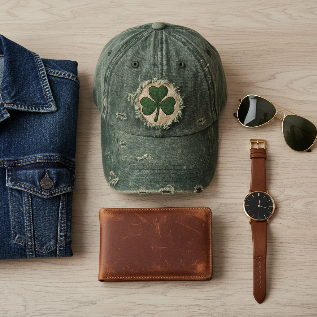 St. Patrick’s Day Vintage Shamrock Baseball Cap – A Symbol of Irish Luck & Timeless Style-Comfort & Reliable