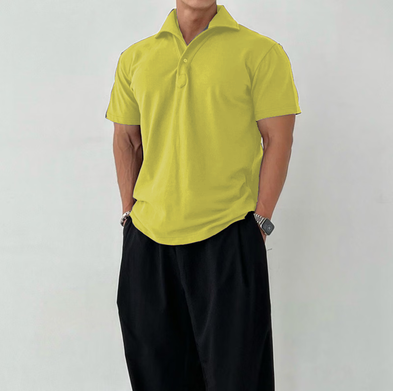Gentlemans business Short Sleeve Fitness T Shirt-Comfort & Reliable